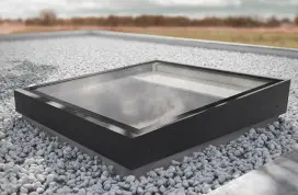 Flat roof window skylight